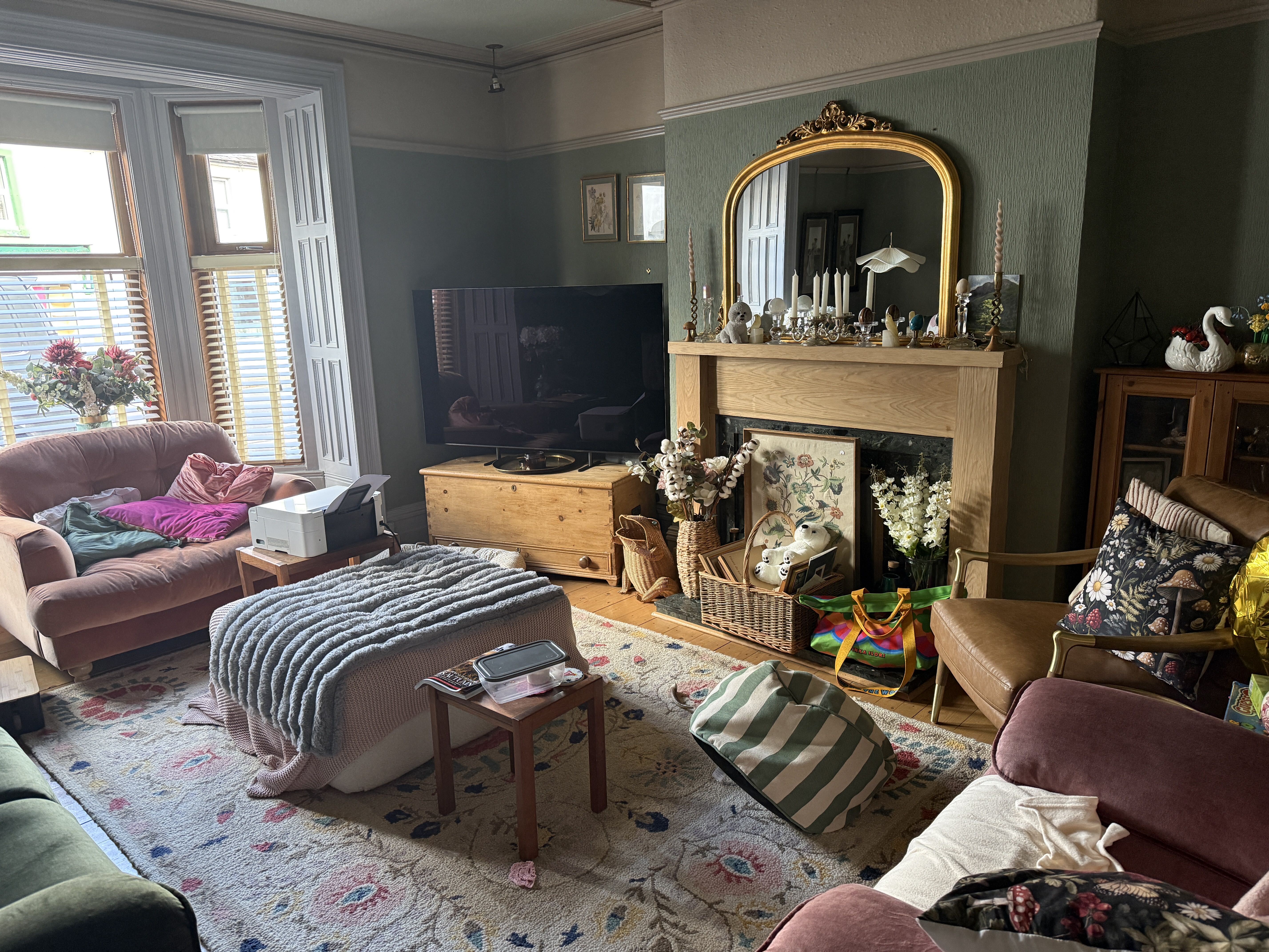 Your original living room photograph